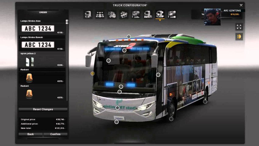 Download Mod Bus Euro Truck Simulator 2 Versi Indonesia